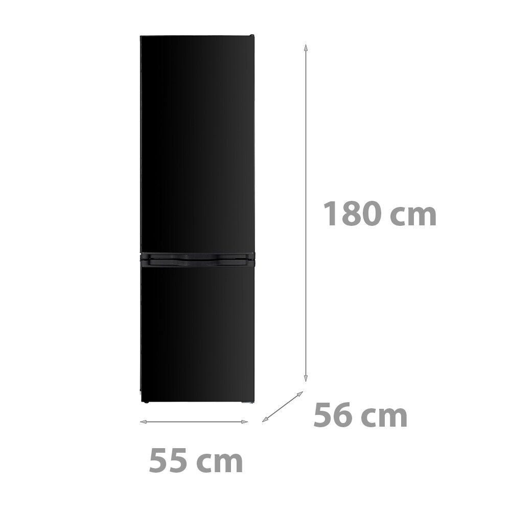 Geratek Kühl-/Gefrierkombination Valdez KG2310B, 178 cm hoch, 55 cm breit, 4**** Gefrierteil / Türanschlag wechselbar / 40dB(A) leise