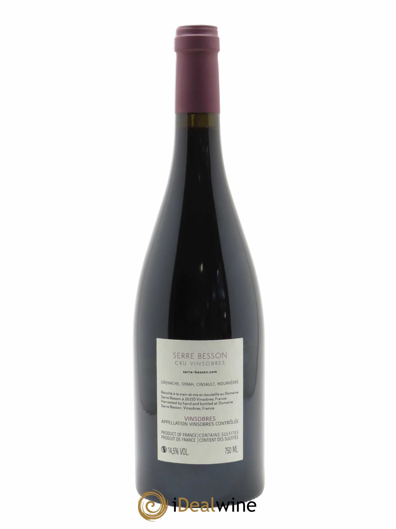 Vinsobres Domaine Serre Besson  2017 - Lot de 1 Bouteille