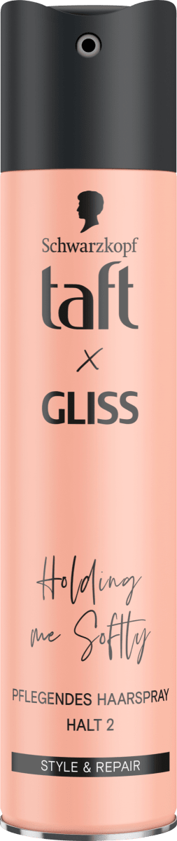 Haarspray taft x Gliss Holding me softly, 250 ml