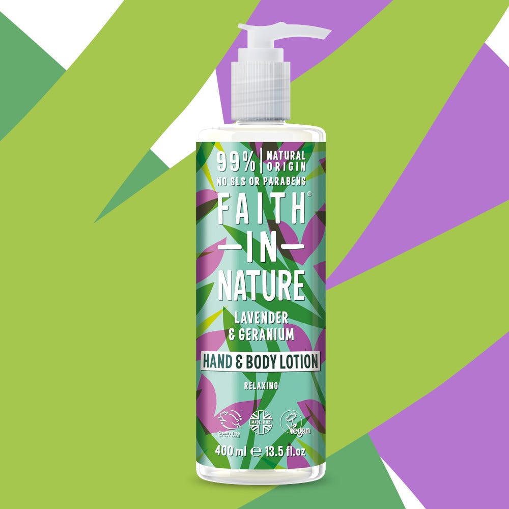 Faith in Nature Lavender Geranium Hand & Bodylotion 400 ml