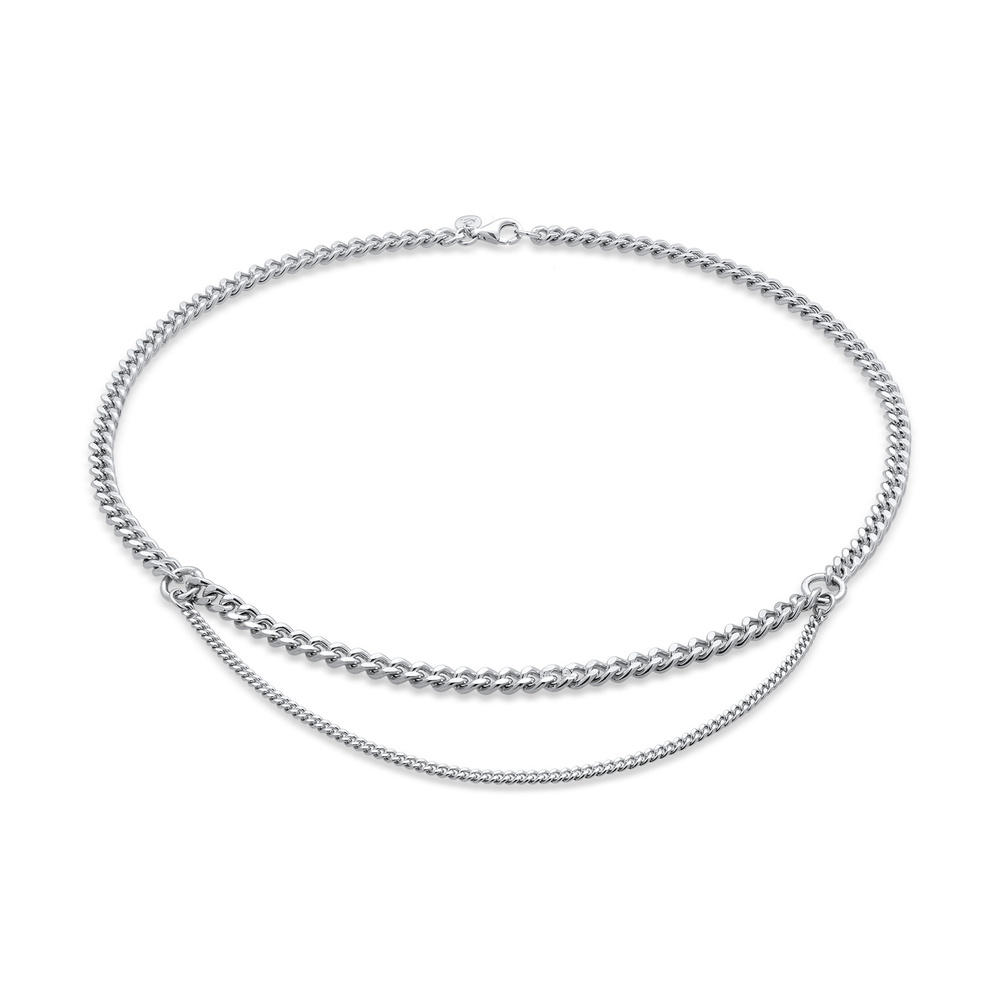 Elli PREMIUM Elli PREMIUM Collier Femmes couches Basic en argent sterling 925 collier
