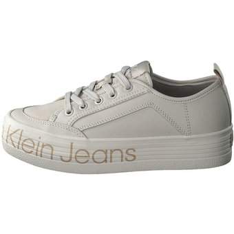 Calvin Klein Vulc Flatform Low Wrap Around in beige