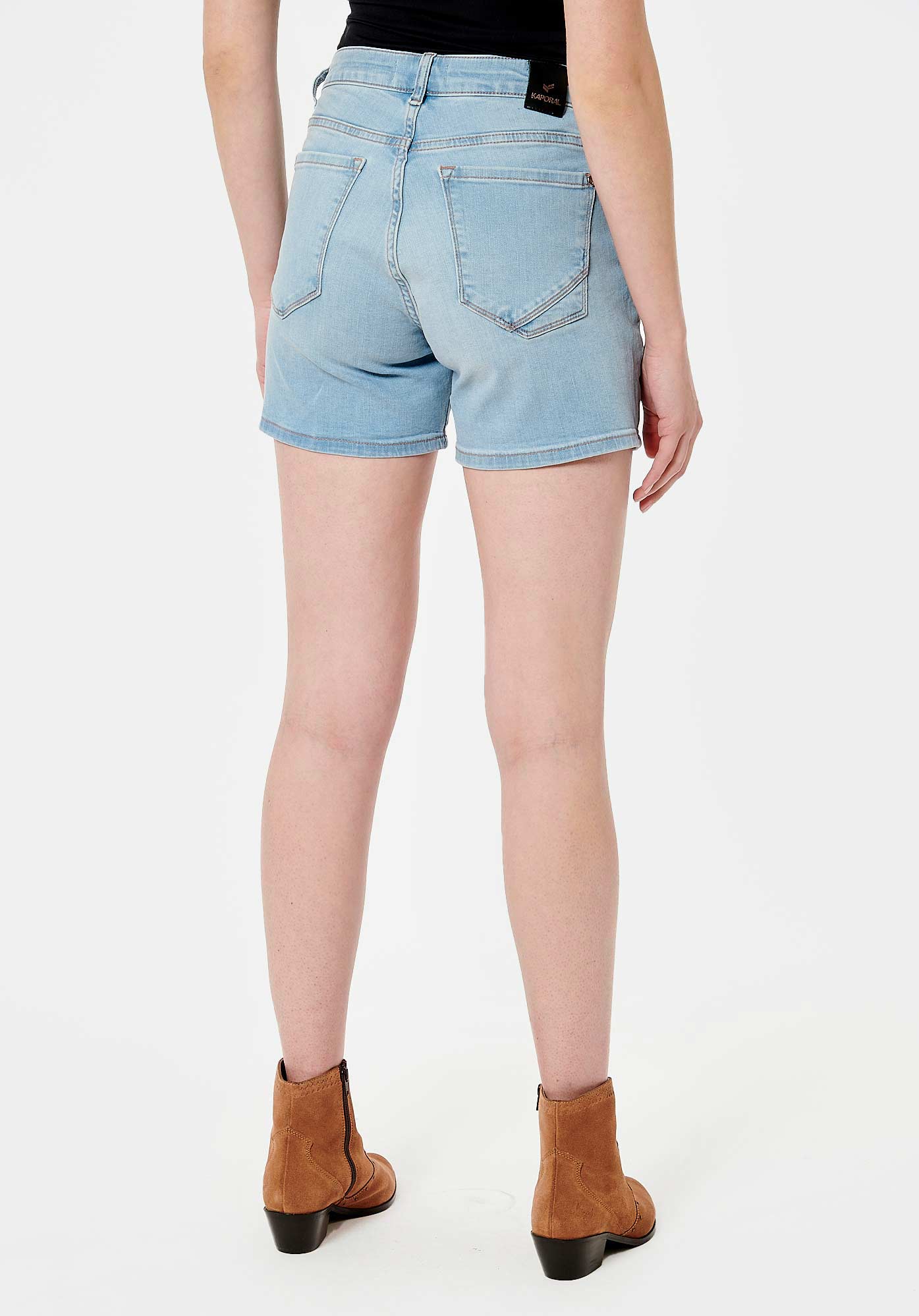 LUCA   Short en jean blanc Femme