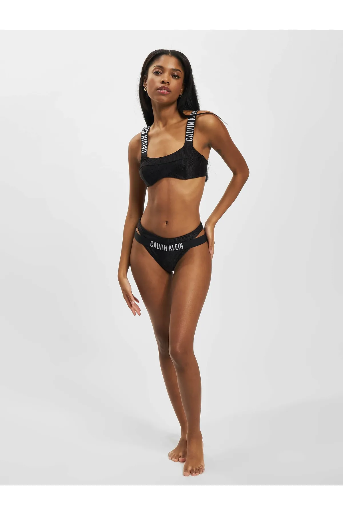 Calvin Klein  Damen Calvin Klein Unterwäsche Intense Power Rib Bikini Oberteil