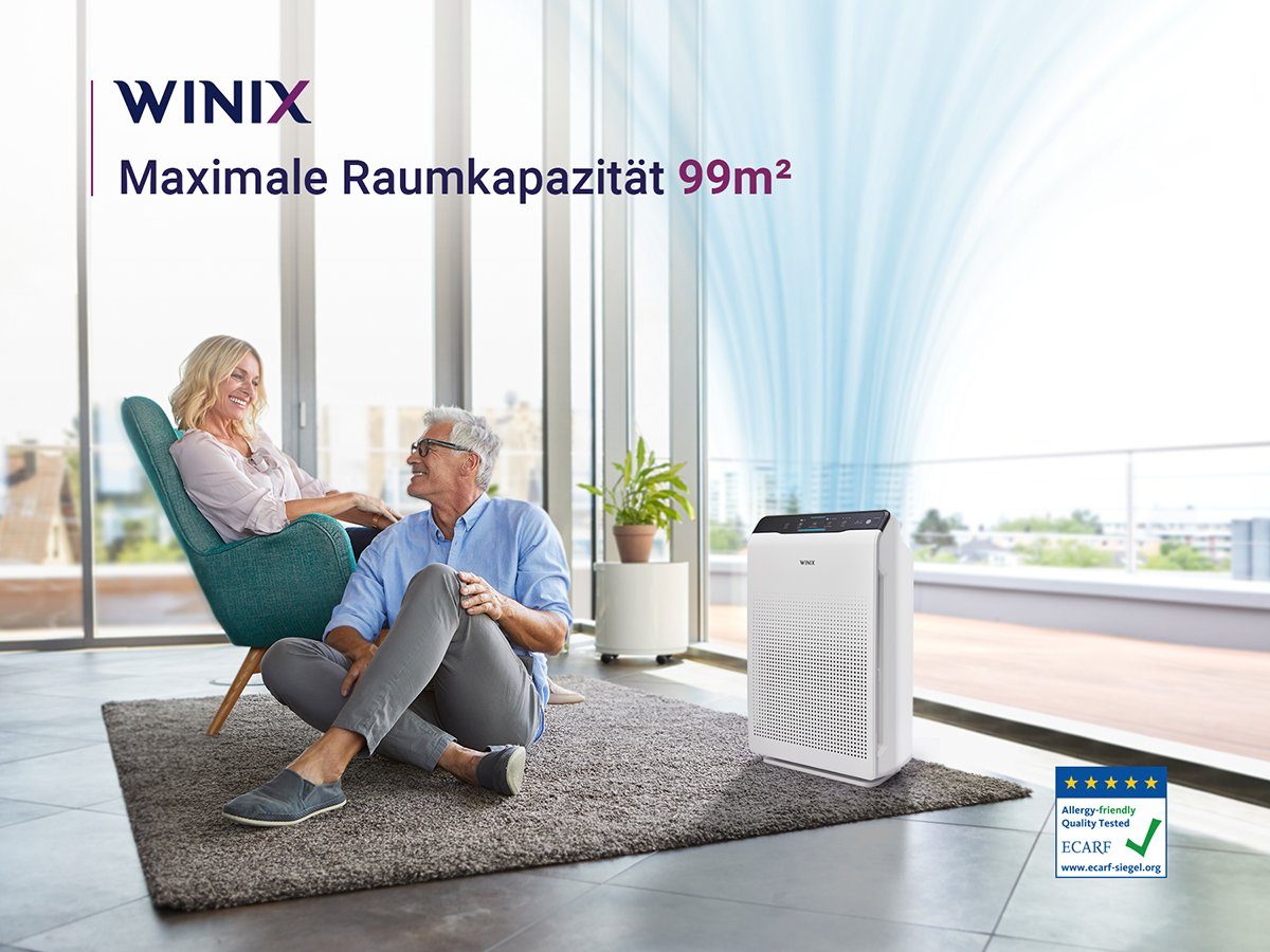 WINIX Luftreiniger ZERO, für 99 m² Räume, - Luftreiniger für Allergiker und CADR 390 m3/h