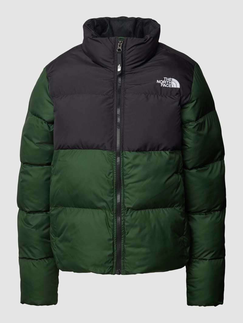 Steppjacke in Two-Tone-Machart Modell 'Saikuru' in dunkelgrün