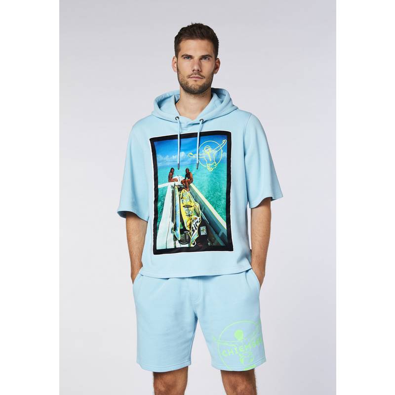 Chiemsee Kurzarm-Hoodie Sweatshirt Herren
