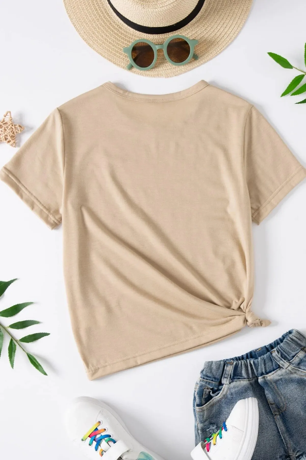 uyguntarz  T-Shirt - Beige - Regular Fit