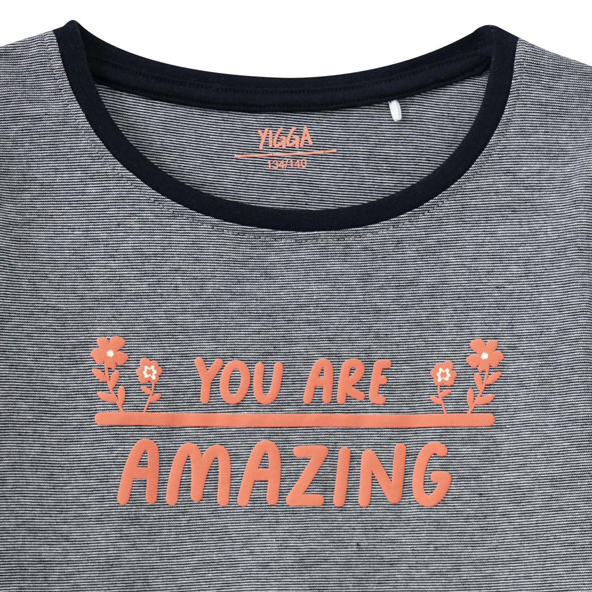 Mädchen Langarmshirt mit Message-Print