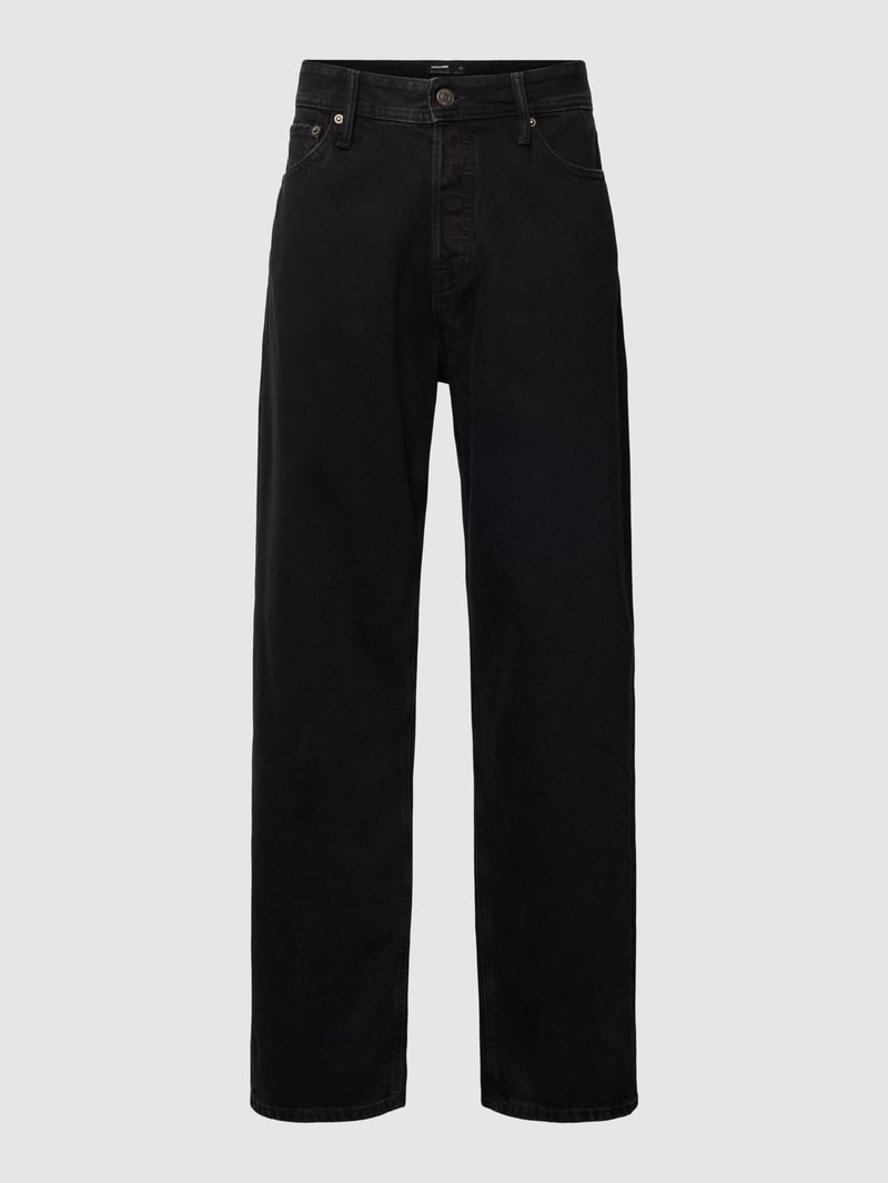 Jeans mit 5-Pocket-Design Modell 'ALEX' in schwarz