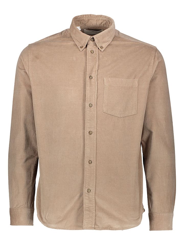 SELECTED HOMME Hemd in Hellbraun günstig kaufen