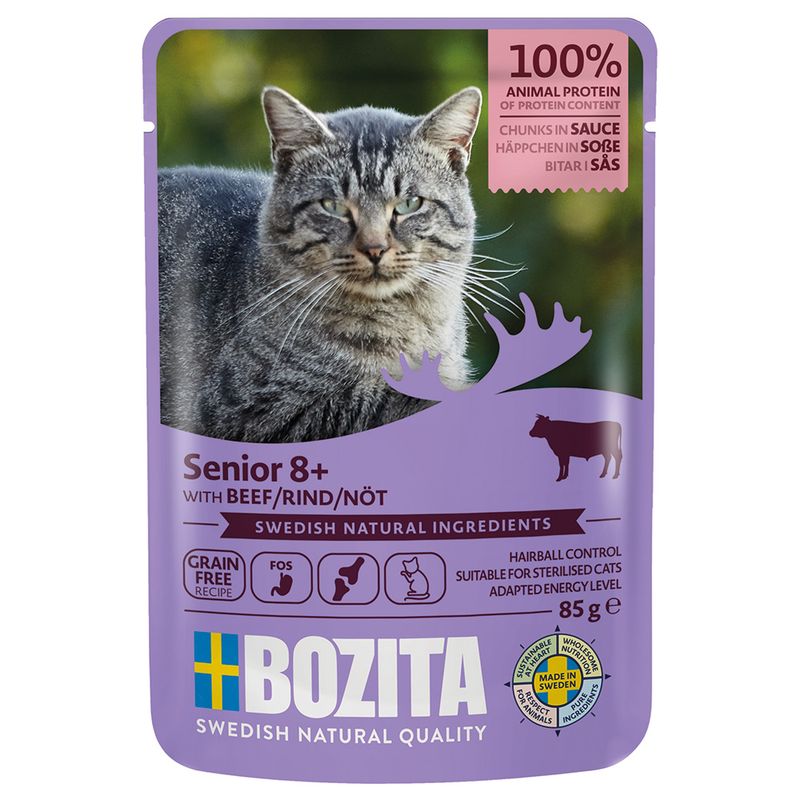 Sparpaket Bozita Häppchen in Soße Senior 24 x 85 g