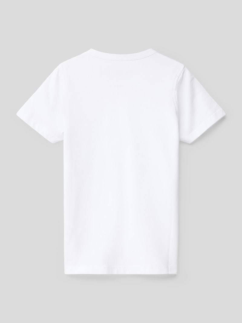 T-Shirt mit Stretch-Anteil in weiß