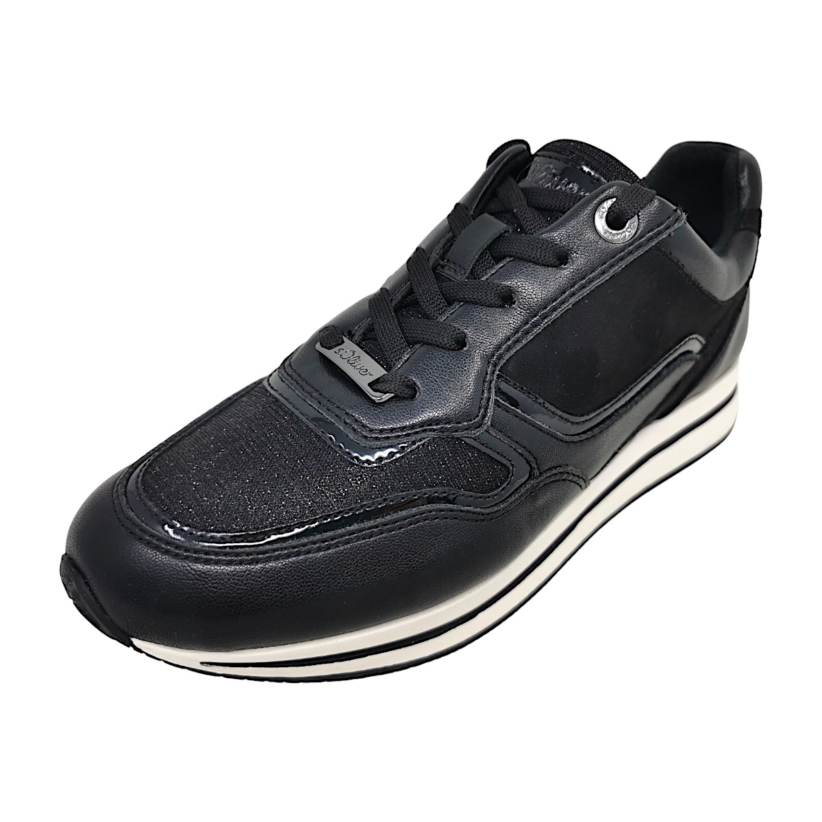 s.Oliver M2363141 Women Lace-up 5-23631-41/098 Schwarz black comb.