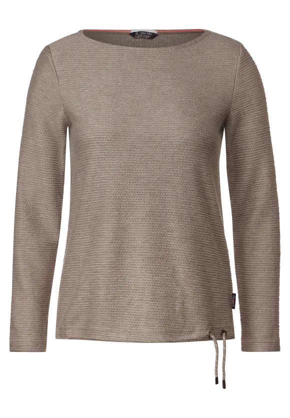 CECIL Struktur Langarmshirt