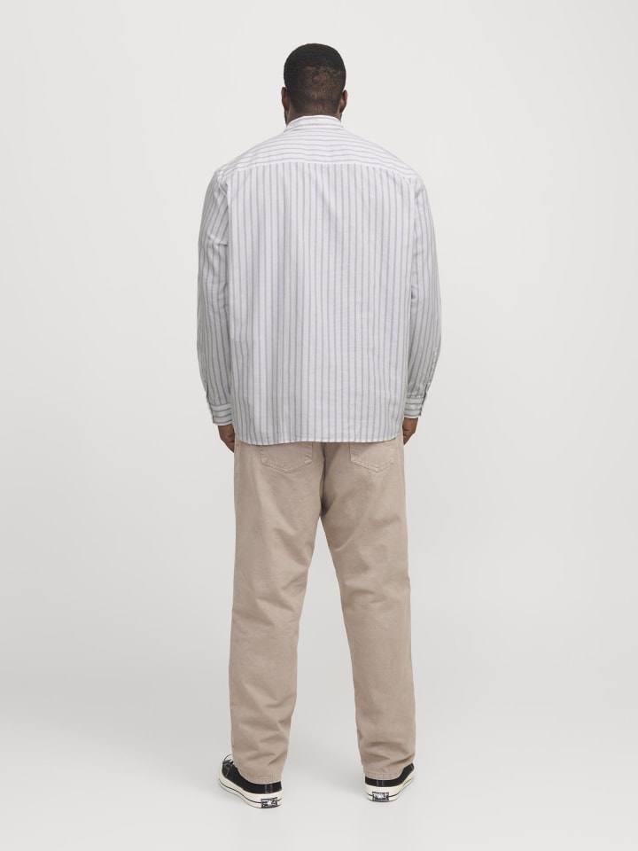 JACK & JONES PLUS Freizeithemd in Crockery günstig kaufen