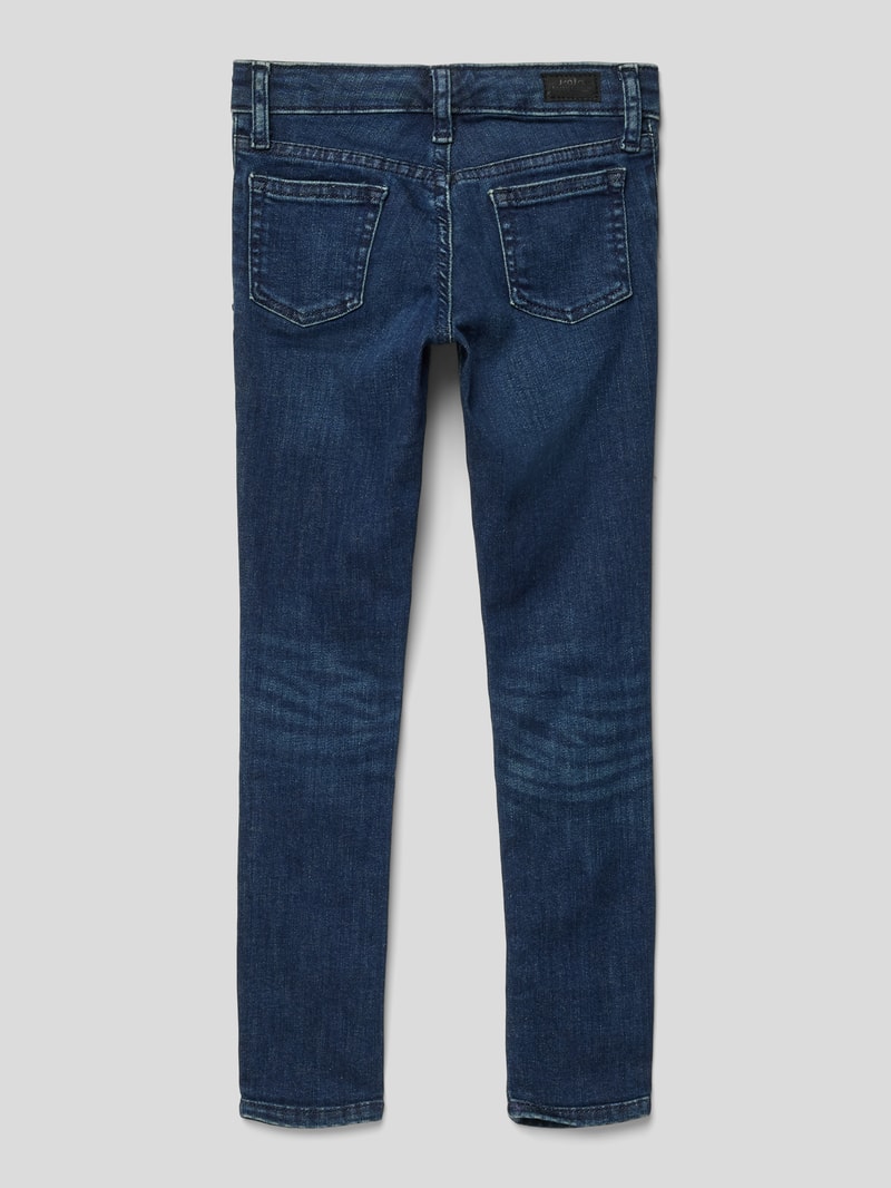 Jeans mit Gesäßtaschen Modell 'AUBRIE' in jeans