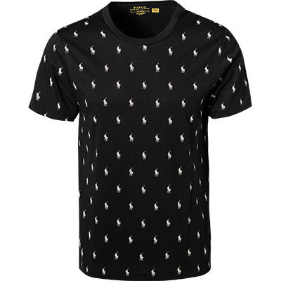 Polo Ralph Lauren, T-Shirt, Baumwolle, schwarz gemustert