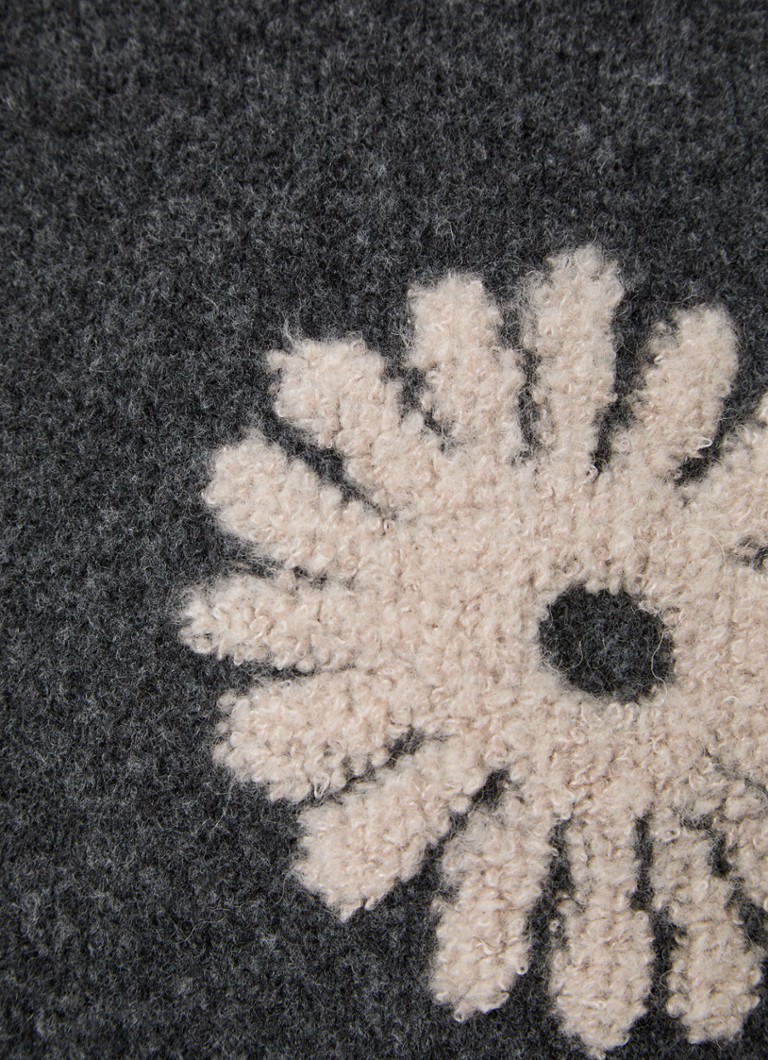 Maglione a maglia fine di Claudia Sträter in misto lana con motivo jacquard