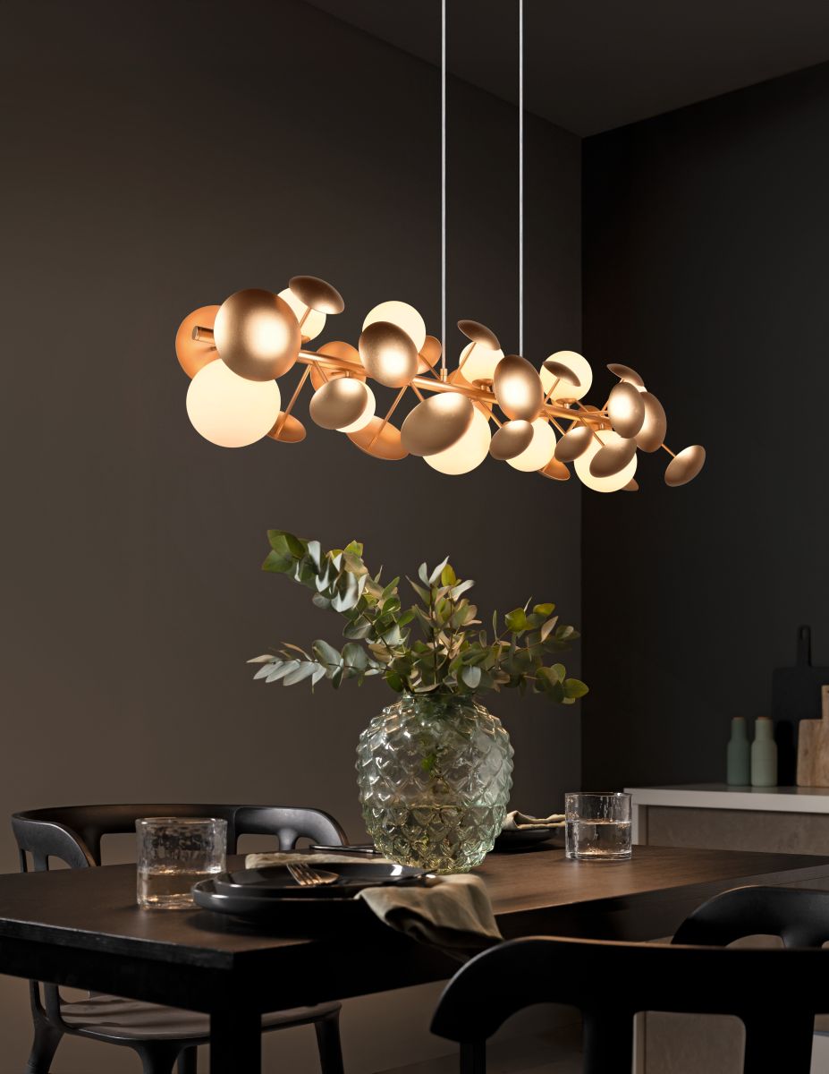 TRIO 10-flg AGL Pendellampe Bubble