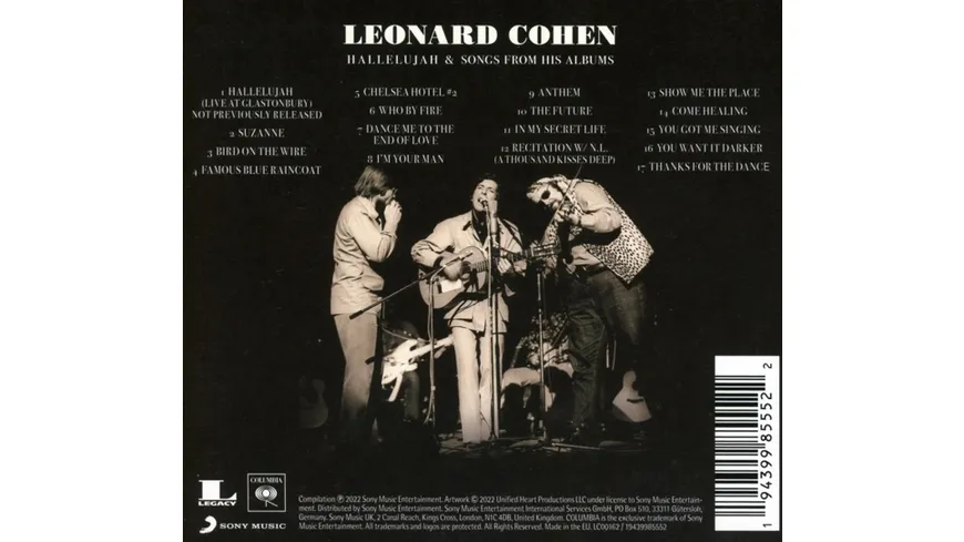 Hallelujah & Songs from His Albums