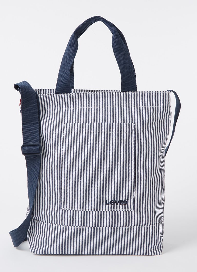 Levi's Icon canvas shopper with stripe print