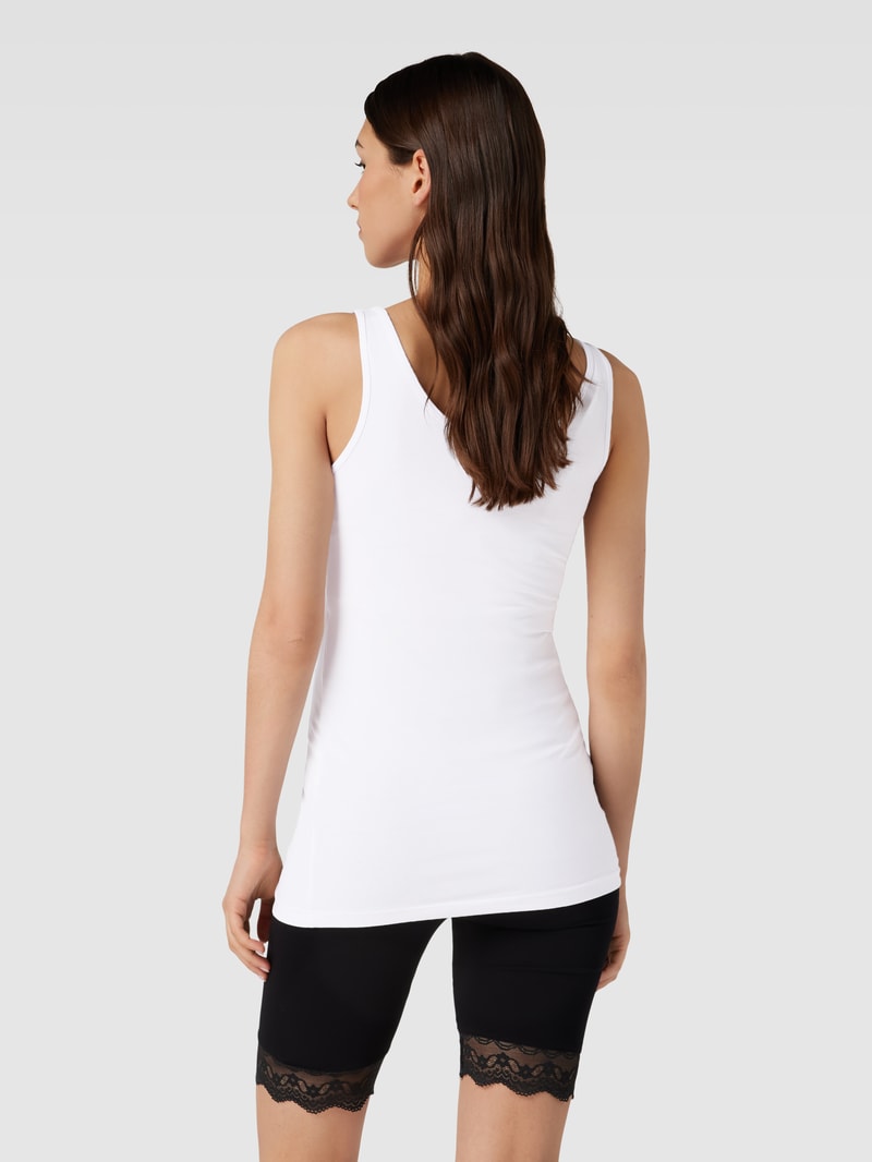 Umstands-Tanktop mit U-Ausschnitt Modell 'KERRIE' in schwarz