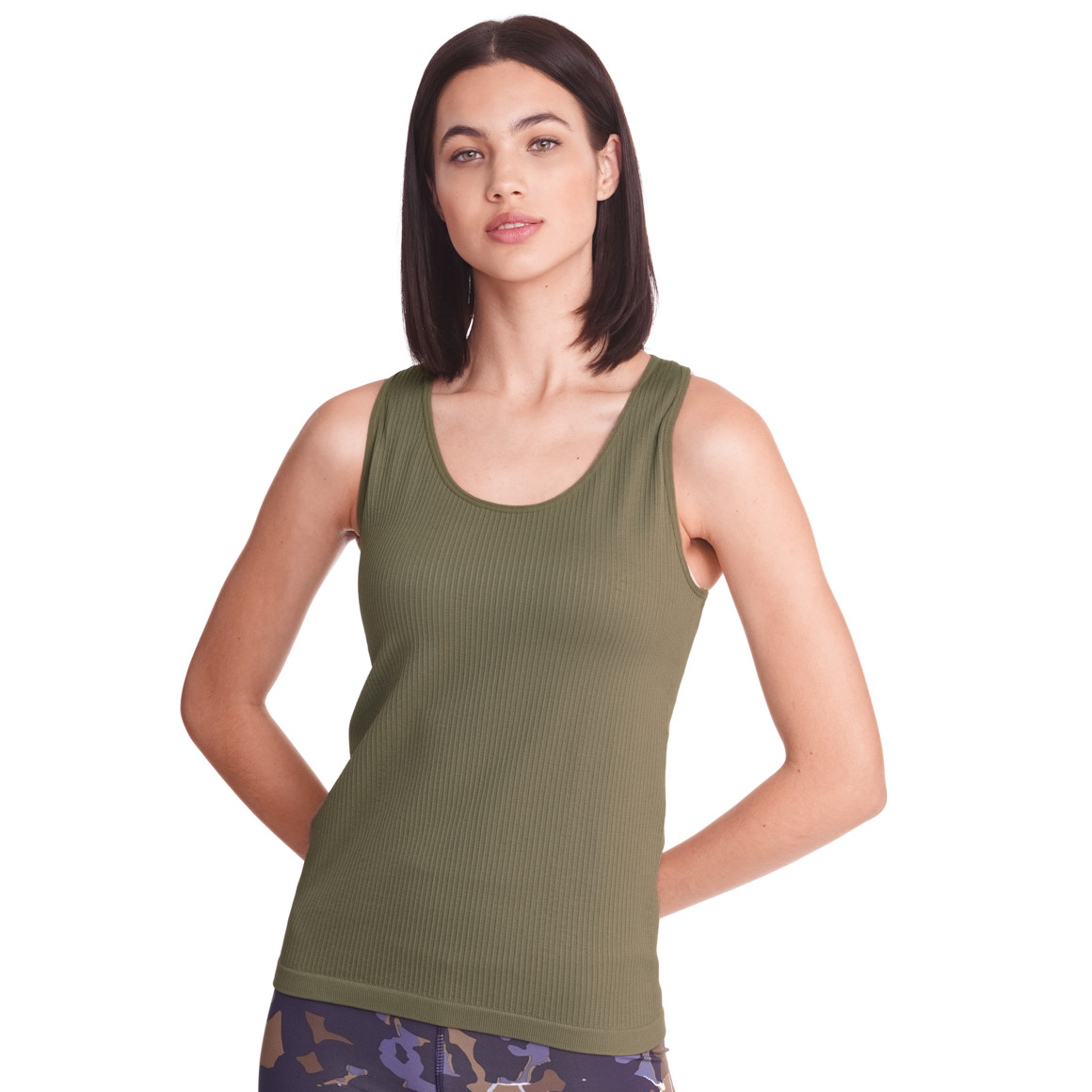 Damen Sport-Top mit Rippstruktur