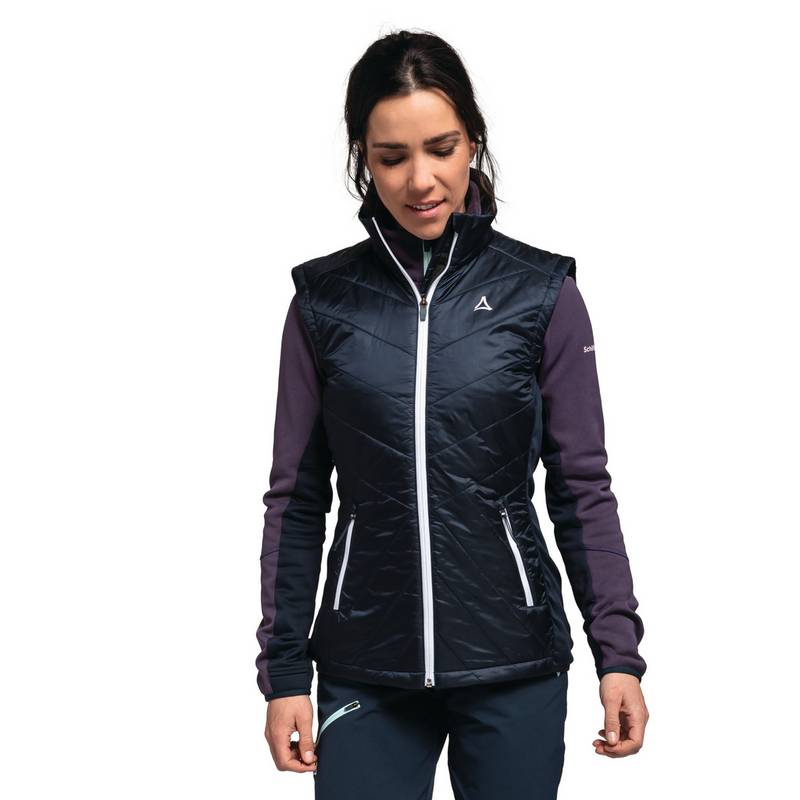 Schöffel Hybrid Vest Stams L Outdoorweste Damen