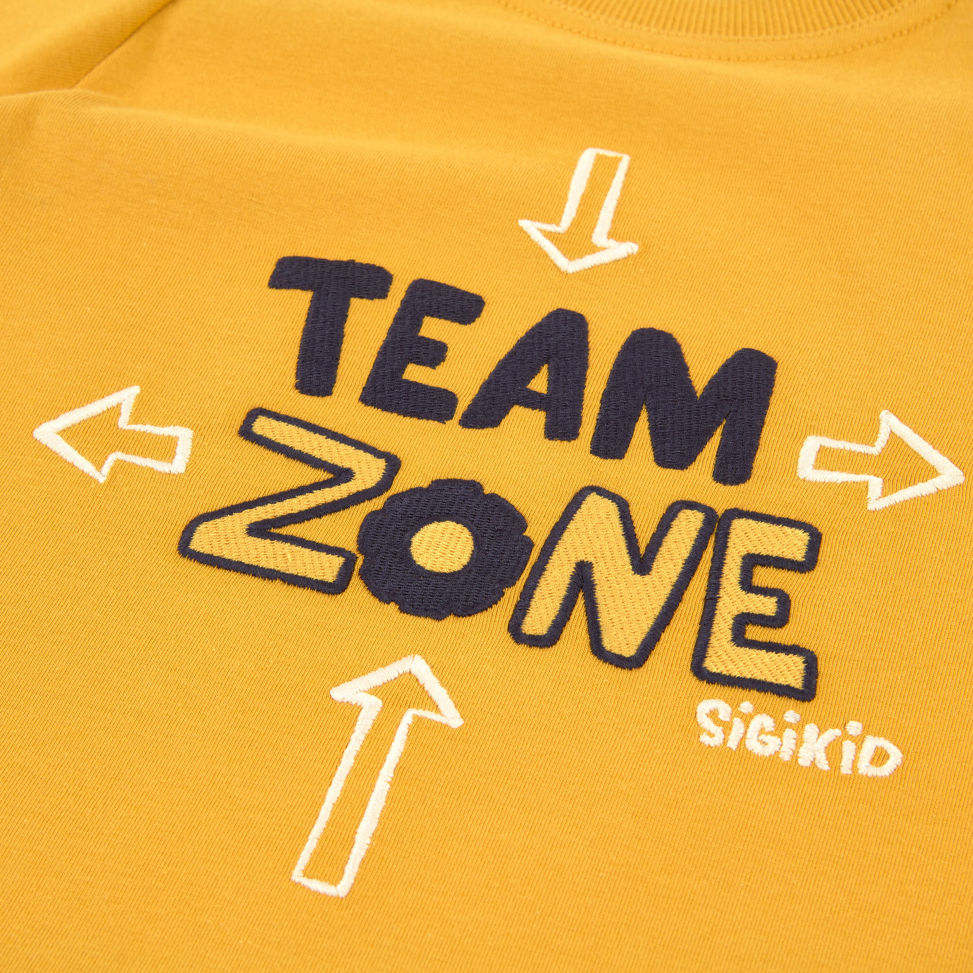 Gelbes Kinder T-Shirt Team Zone