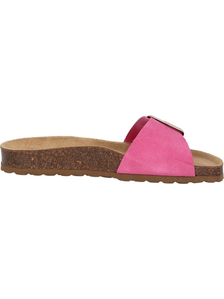 palado Pantoletten in pink velours günstig kaufen