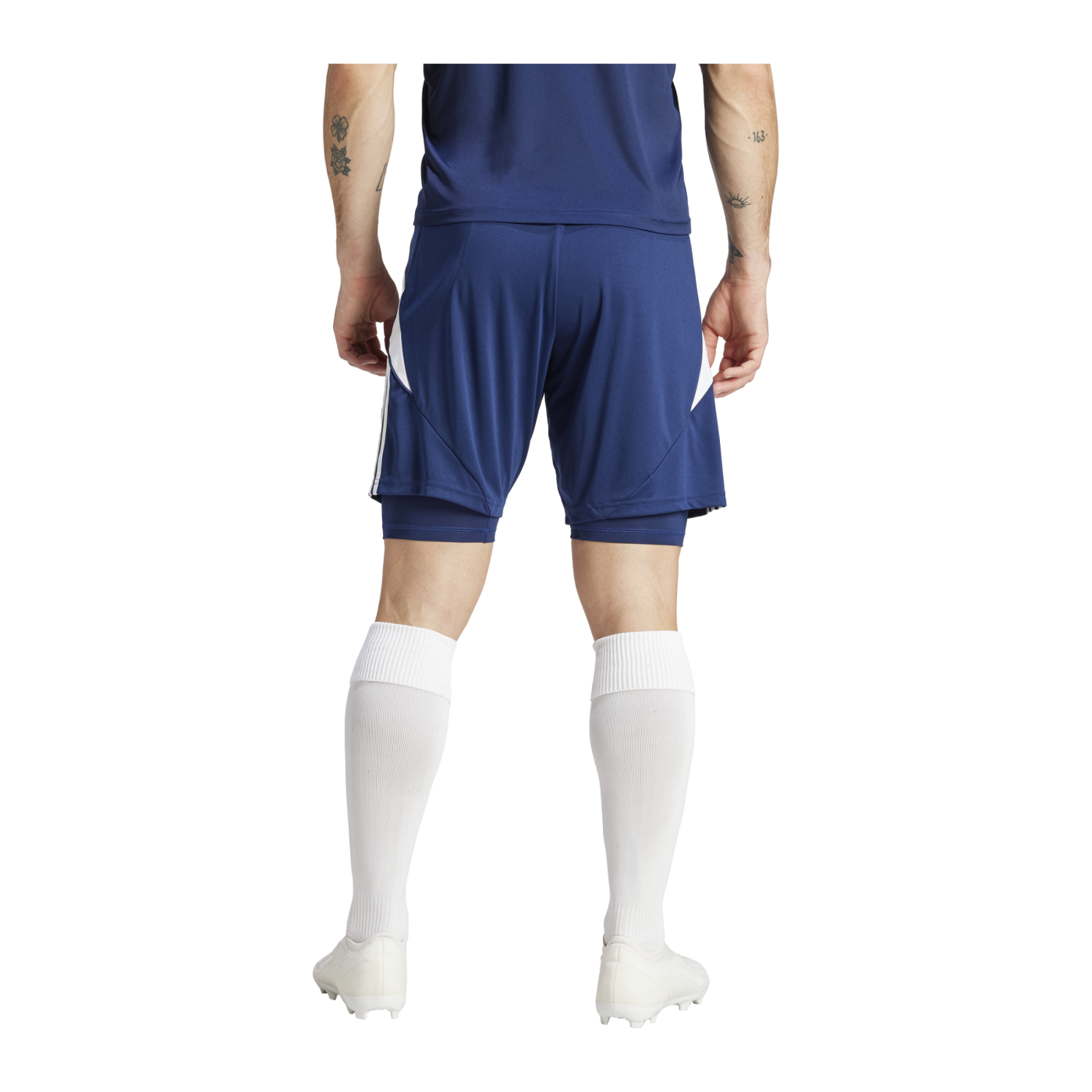 adidas Tiro 24 Training 2in1 Short Blau Weiss