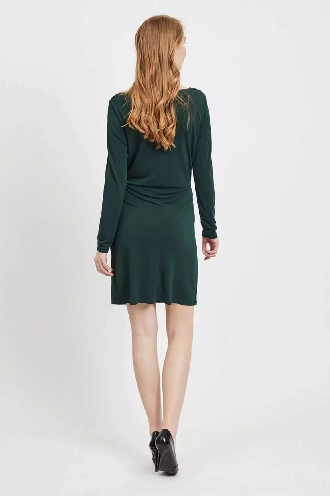 Vila Robes Mi Longues Femme couleur vert