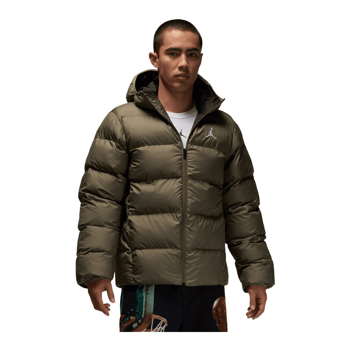 Nike Puffer Jacke Grün F222