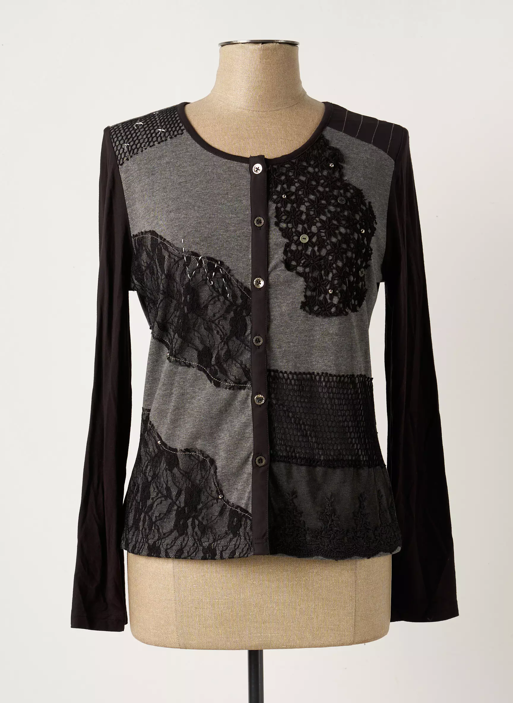 Figure Libre Tops Femme couleur gris