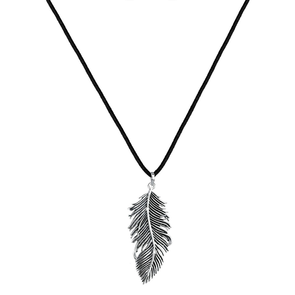 Elli Elli Collier Feder Boho Hippie Festival 925 Silber collier