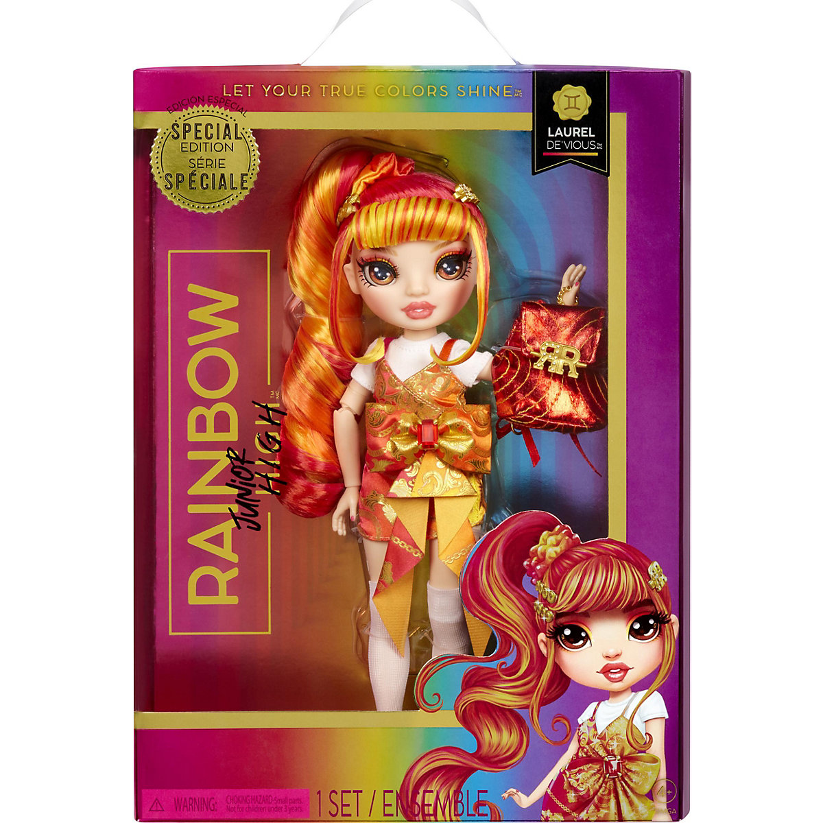 Rainbow High Junior High SE Doll- LD, orange