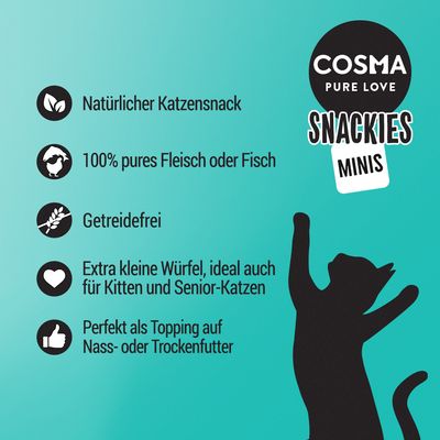 Cosma Snackies Minis Maxi Tube