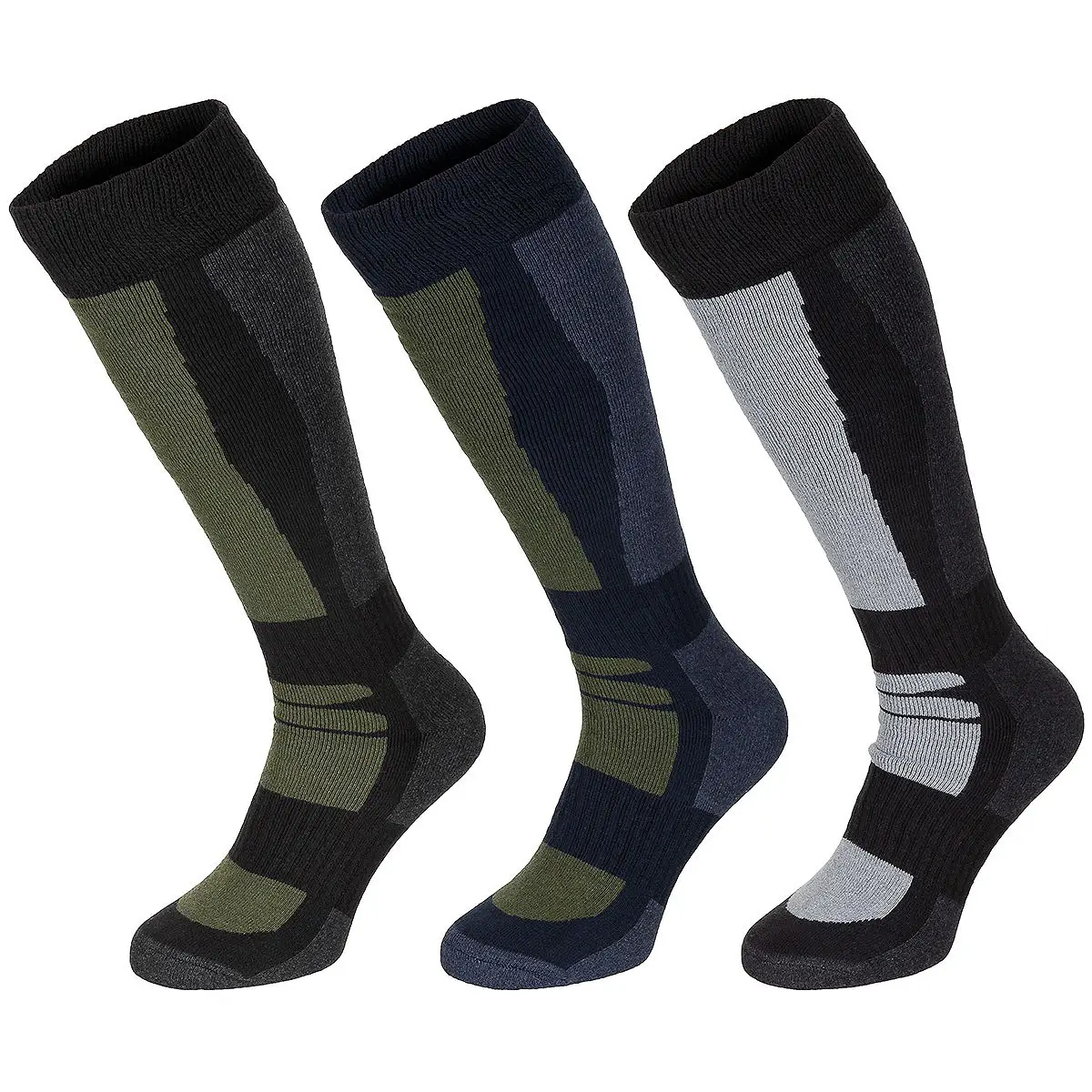 Wintersocken Esercito 3er Pack gestreift