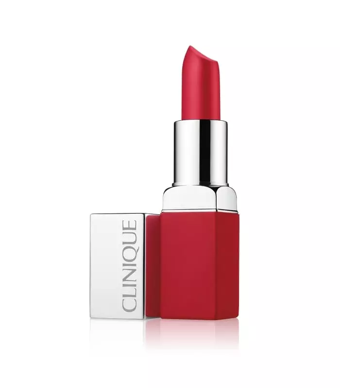CLINIQUE POP MATTE Rouge Mat + Base 2 en 1