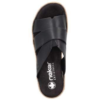 Rieker Pantolette in schwarz