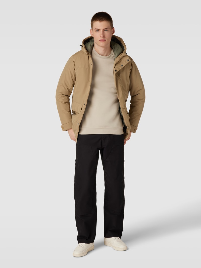 Parka mit Kapuze Modell 'CHAMP' in beige