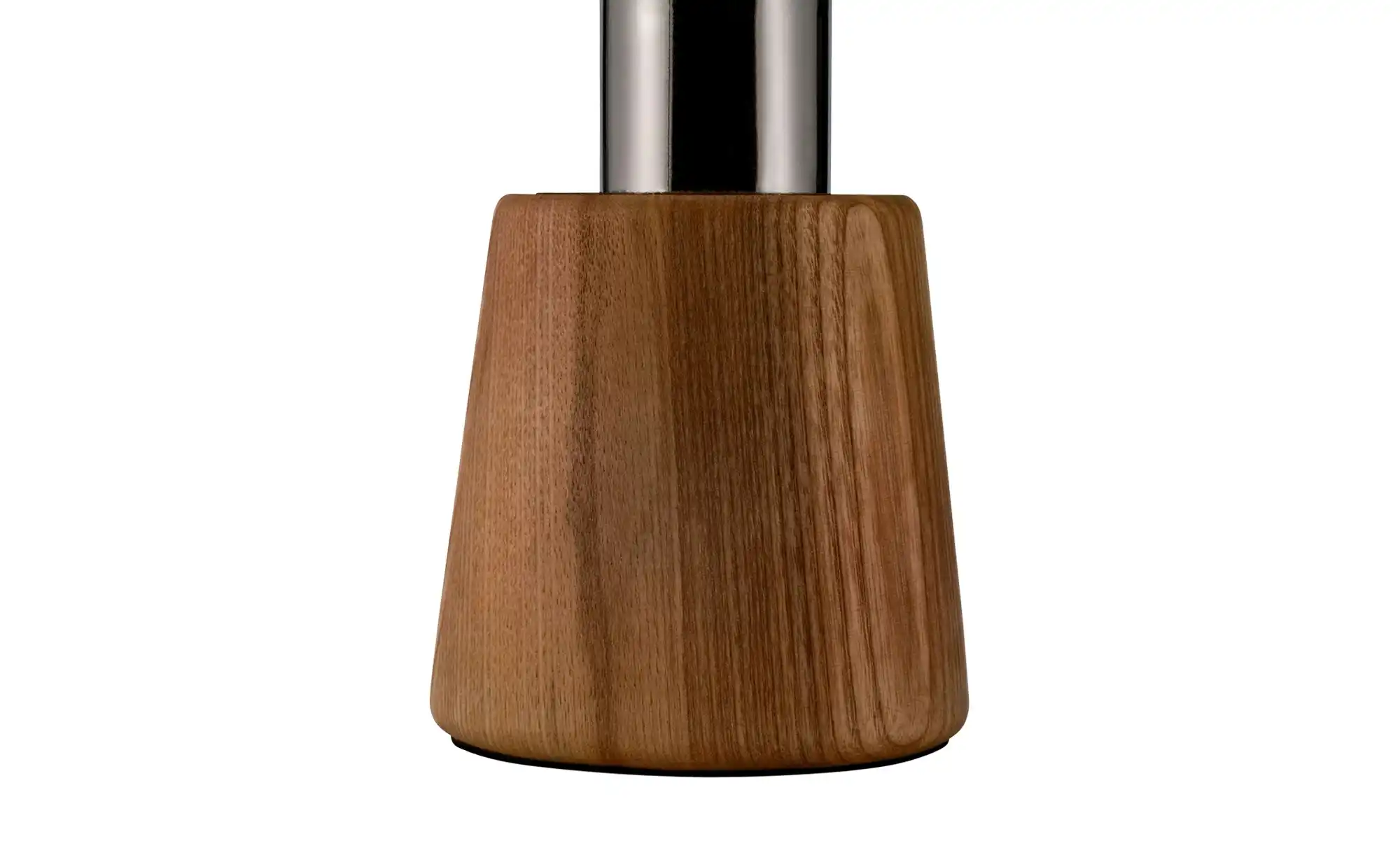 Tischleuchte, 1-flammig, Rauchglas