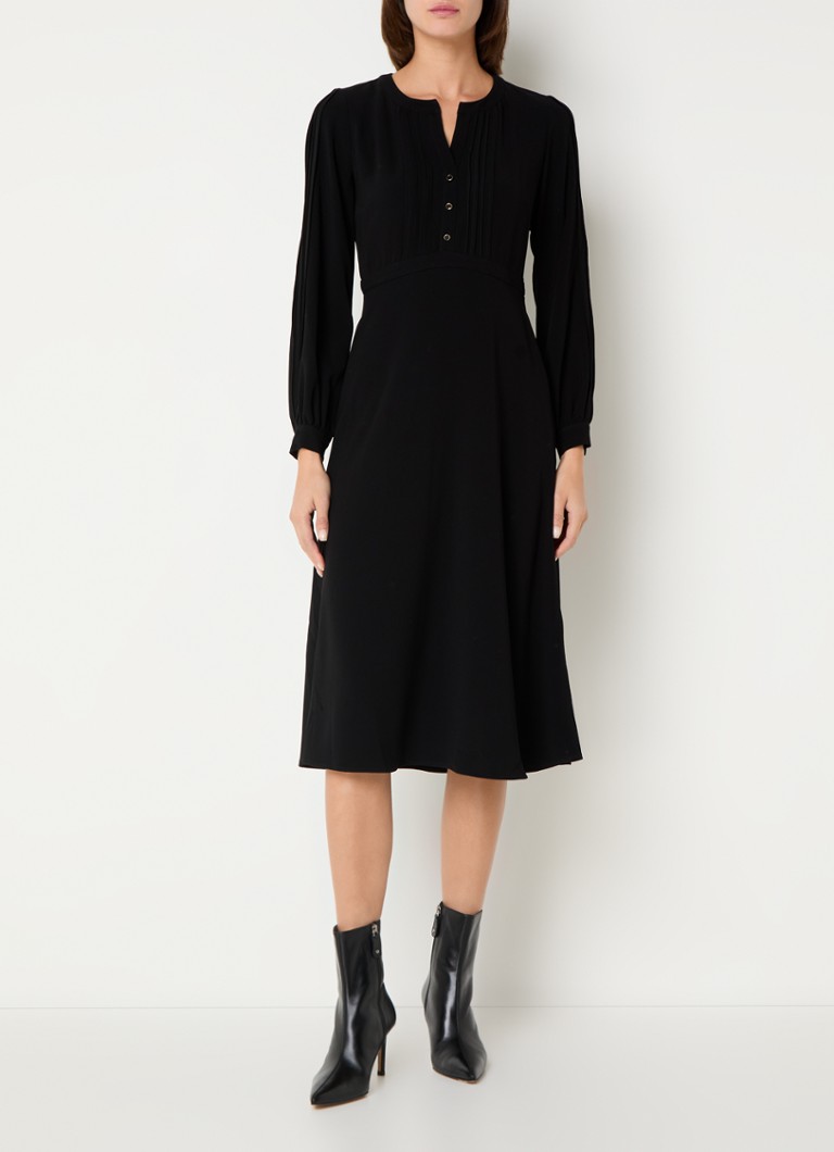 Abito tunica midi Solange di Gerard Darel con maniche a sbuffo