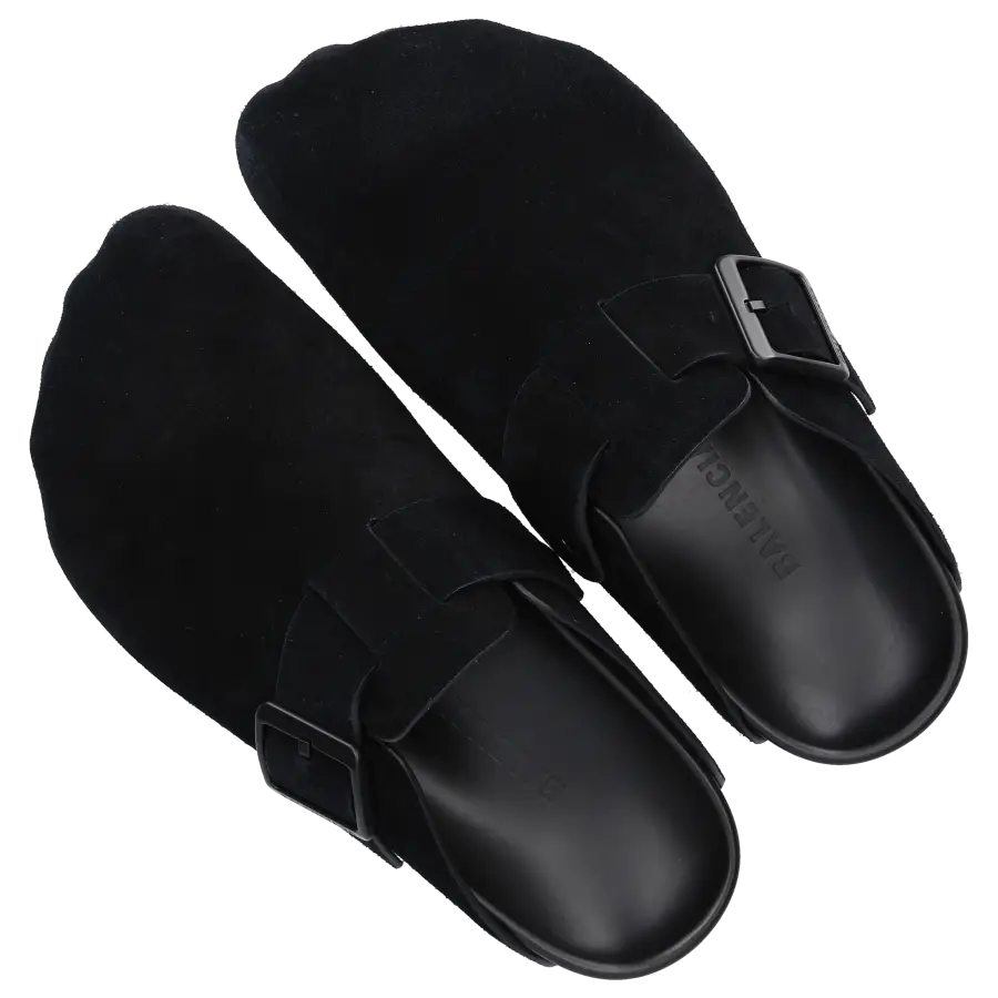 Balenciaga - Herrenschuhe Sunday Mule Veloursleder - schwarz