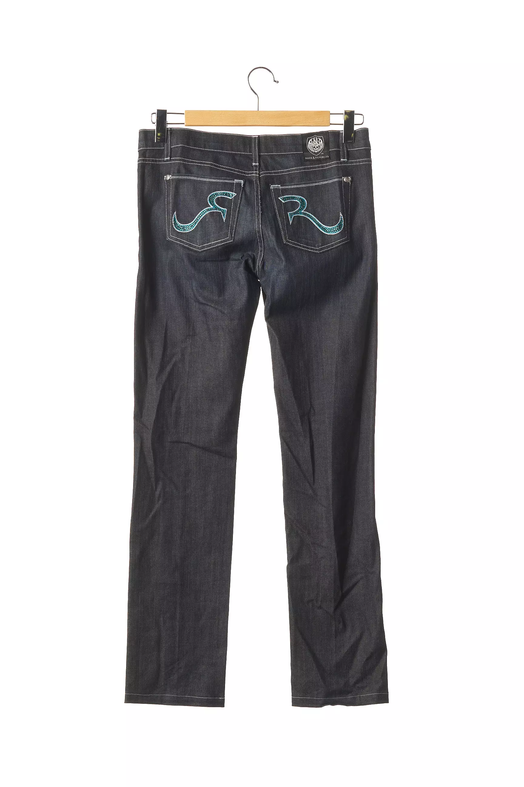 Rock Republic Pantalons Droits Femme couleur bleu