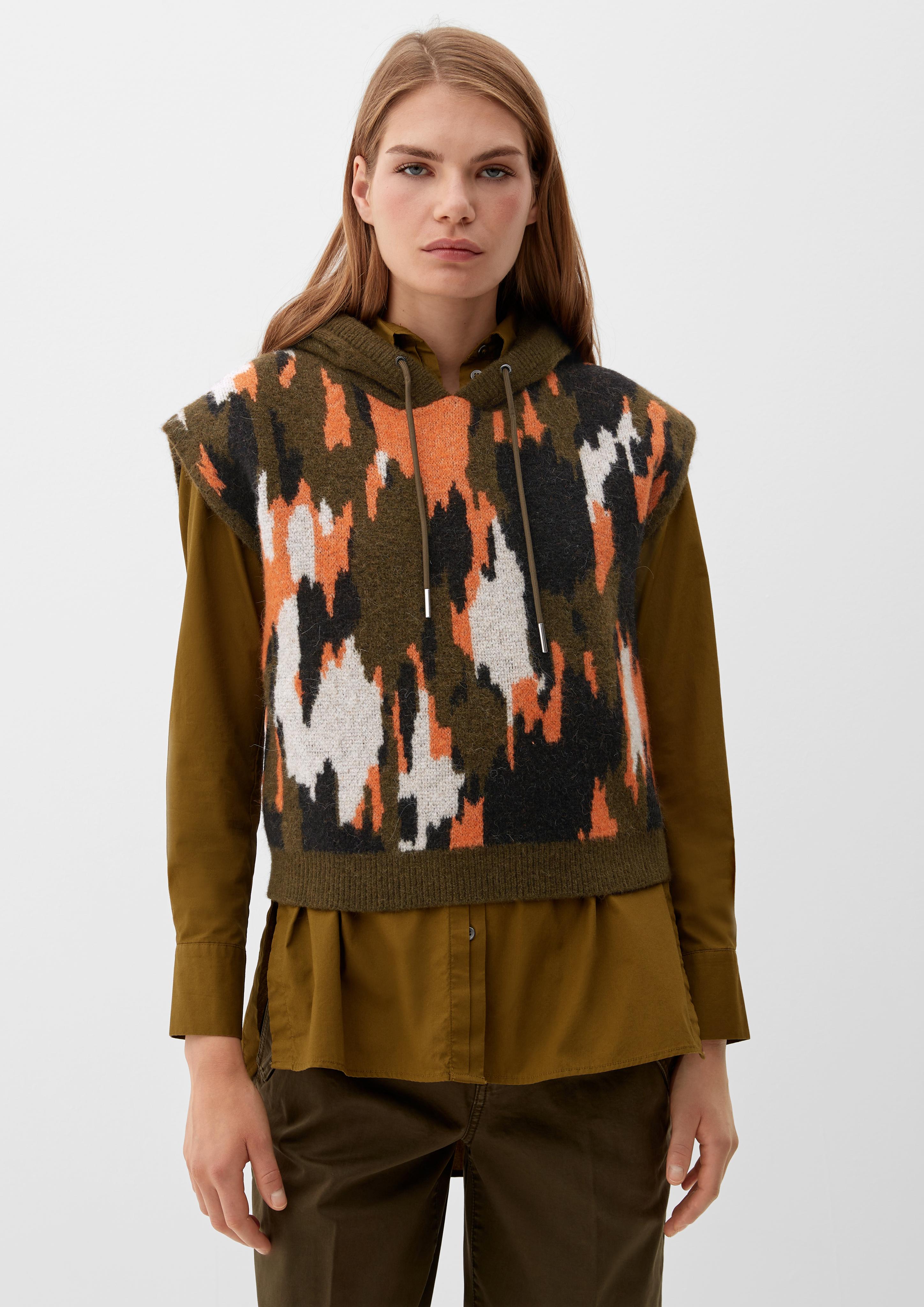 Pullunder mit Jacquardmuster  2120801-77X0