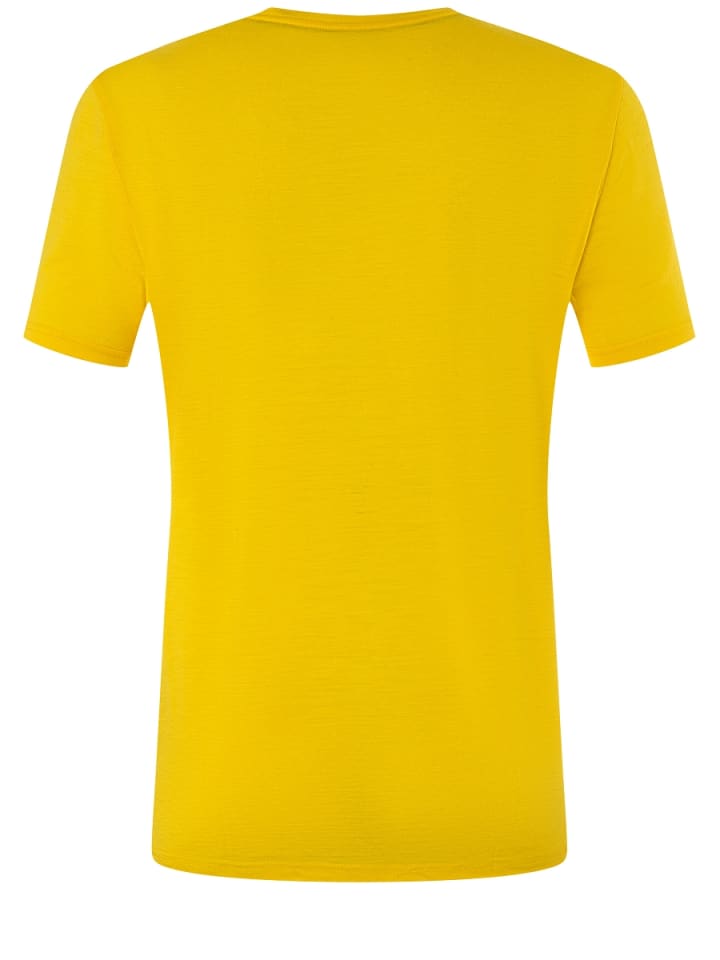 super.natural Merino T-Shirt M HIKING TEE in gelb günstig kaufen