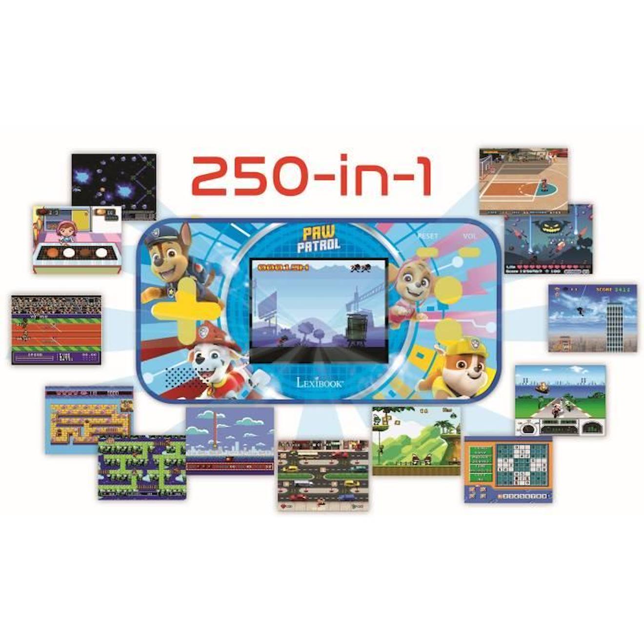 PAT' PATROUILLE Console de jeux portable enfant Compact Cyber Arcade® LEXIBOOK