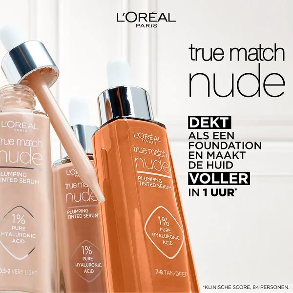 L'Oréal Paris True Match Nude 7-8 Tan Deep Plumping színezett szérum 30ml